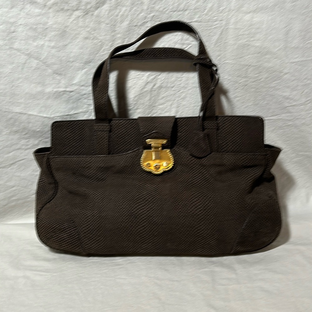 Talbots brown leather bag